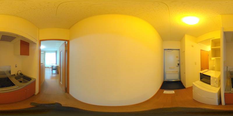 パノラマ画像キッチン