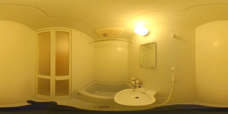 パノラマ画像バスルーム