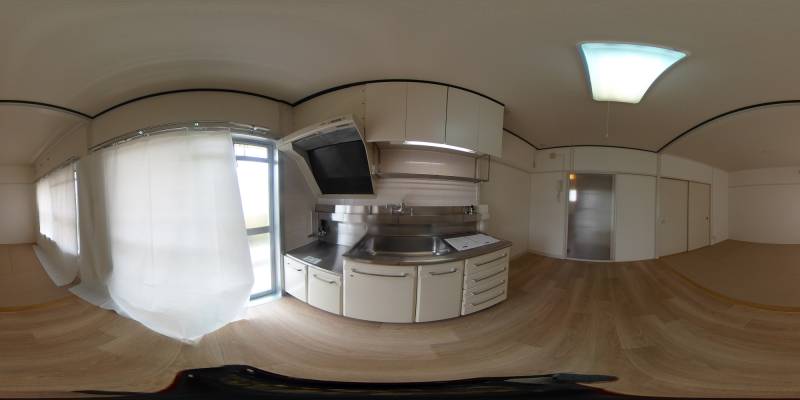 パノラマ画像キッチン