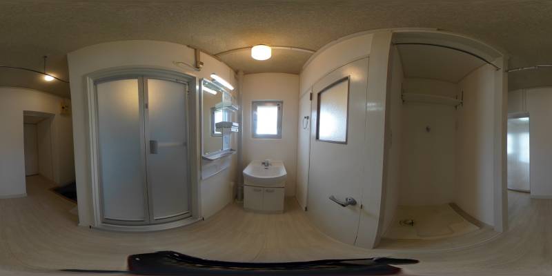 パノラマ画像洗面所