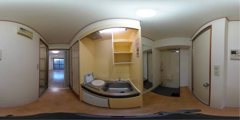 パノラマ画像キッチン