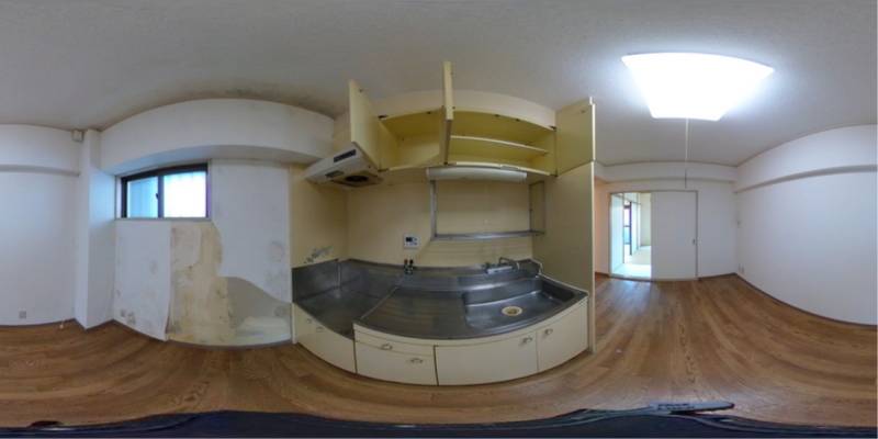 パノラマ画像キッチン