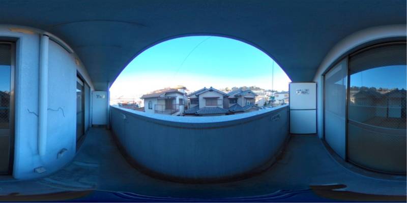 パノラマ画像バルコニー