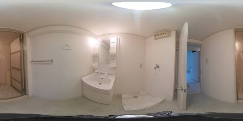 パノラマ画像洗面所