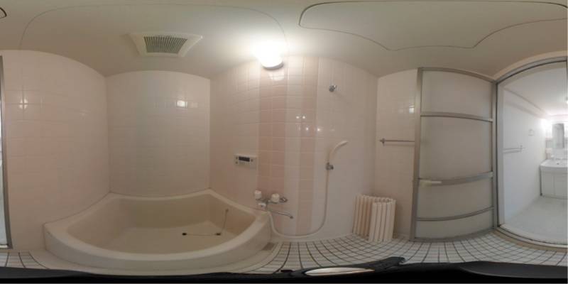 パノラマ画像バスルーム