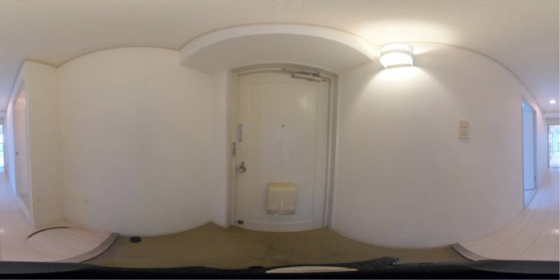 パノラマ画像玄関