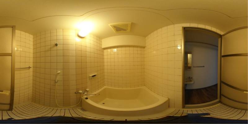 パノラマ画像バスルーム