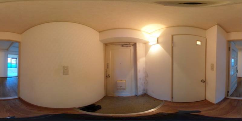 パノラマ画像玄関