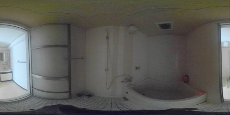 パノラマ画像バスルーム