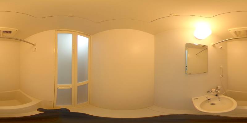 パノラマ画像バスルーム