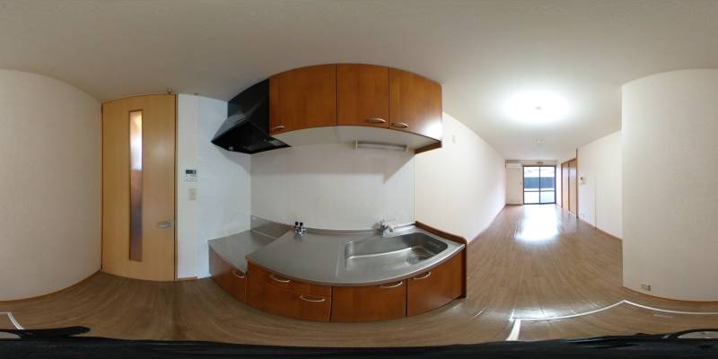 パノラマ画像キッチン