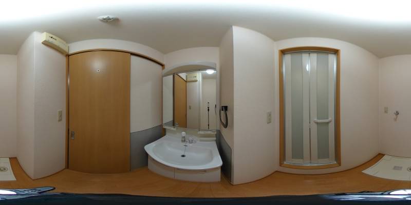 パノラマ画像洗面所