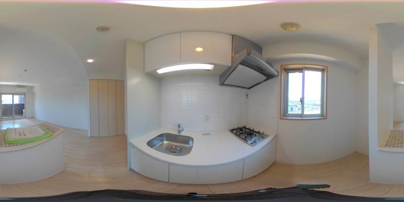 パノラマ画像キッチン