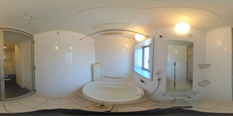 パノラマ画像バスルーム