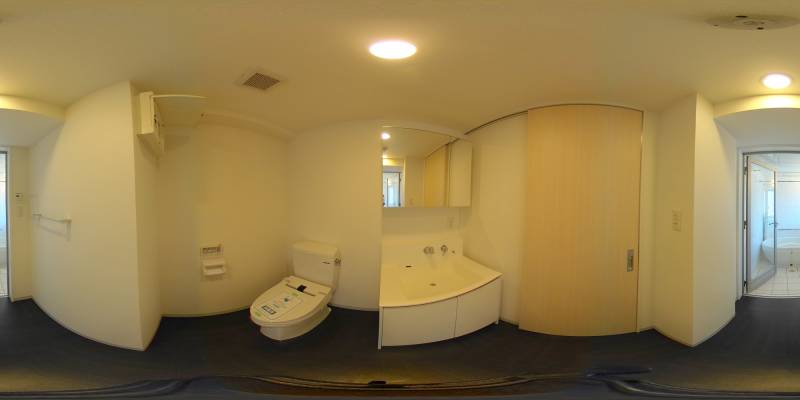 パノラマ画像洗面所