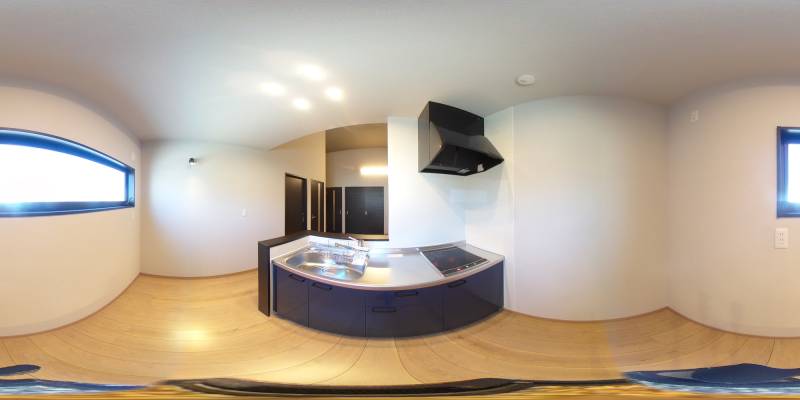 パノラマ画像キッチン