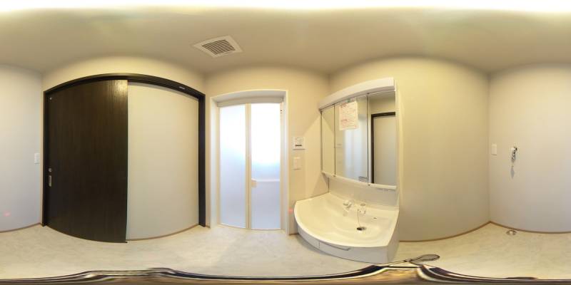 パノラマ画像洗面所