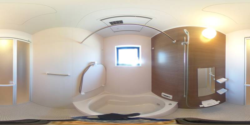 パノラマ画像バスルーム