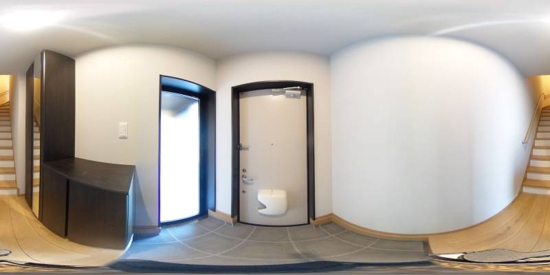 パノラマ画像玄関