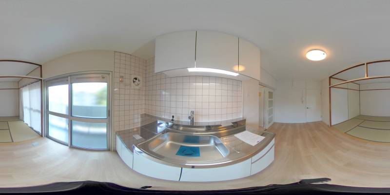 パノラマ画像キッチン