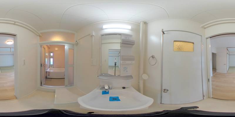 パノラマ画像洗面所