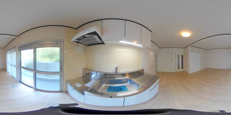 パノラマ画像キッチン