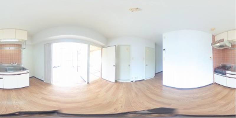 パノラマ画像キッチン