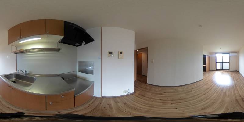 パノラマ画像キッチン