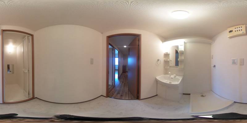 パノラマ画像洗面所