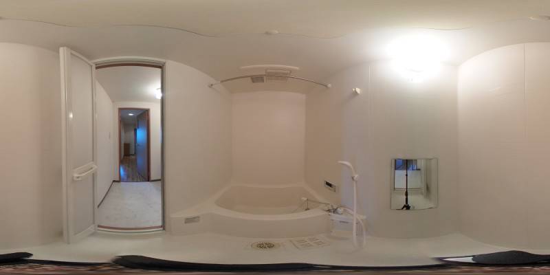 パノラマ画像バスルーム