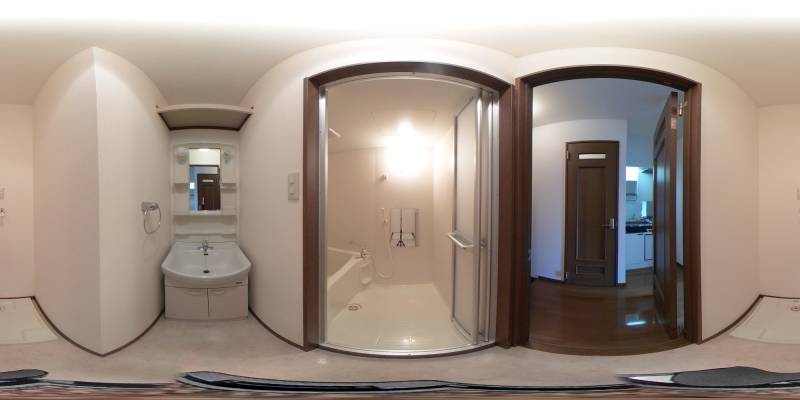 パノラマ画像洗面所