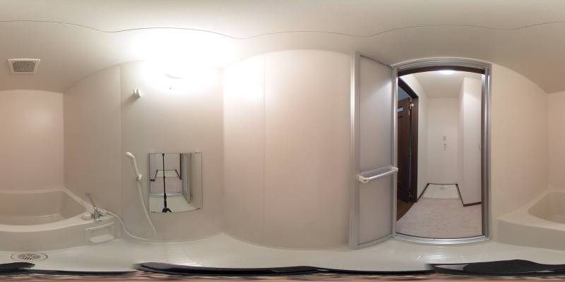 パノラマ画像バスルーム