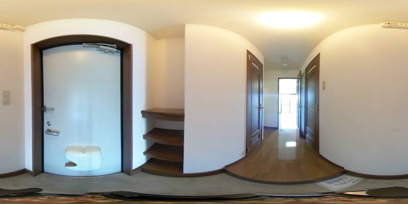 パノラマ画像玄関