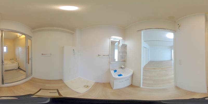 パノラマ画像洗面所