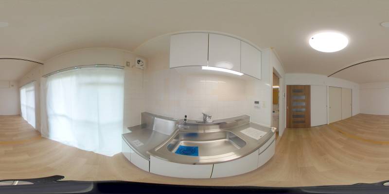 パノラマ画像キッチン