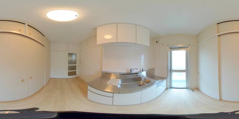 パノラマ画像キッチン