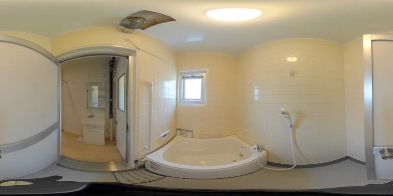 パノラマ画像バスルーム