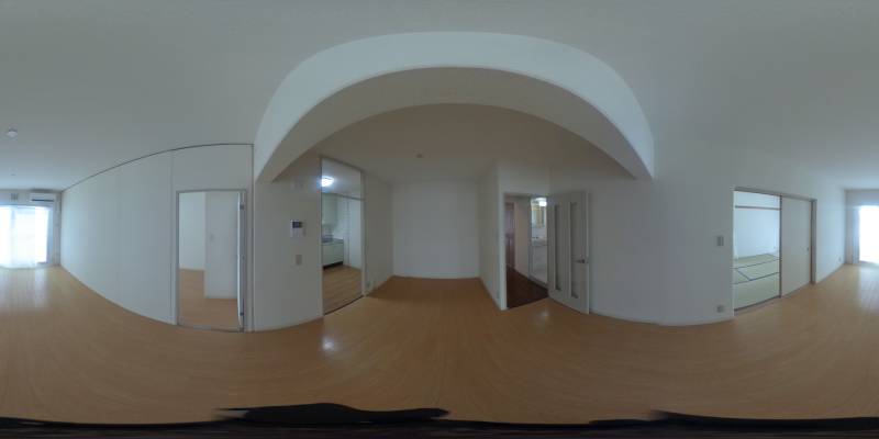 パノラマ画像リビング