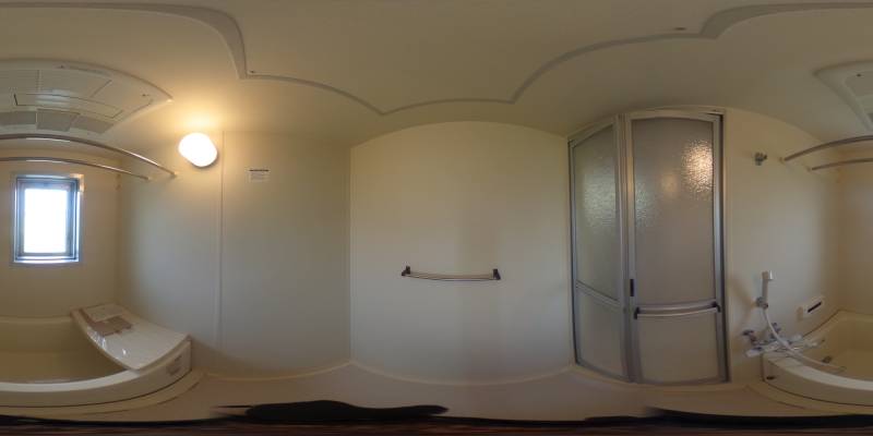 パノラマ画像バスルーム