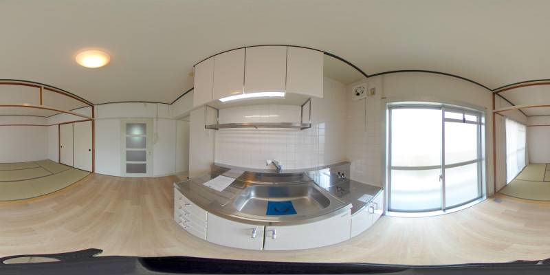 パノラマ画像キッチン