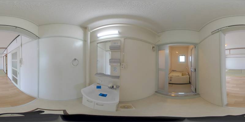 パノラマ画像洗面所