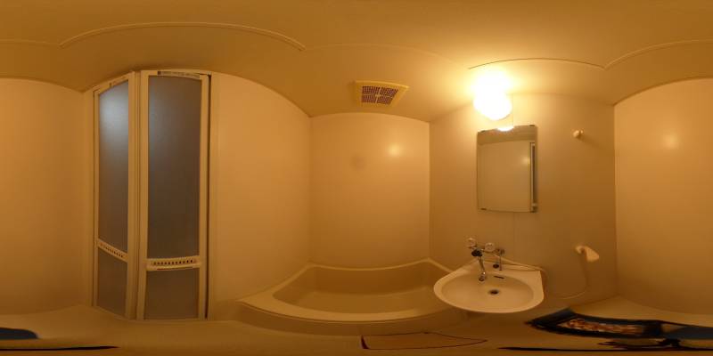 パノラマ画像バスルーム