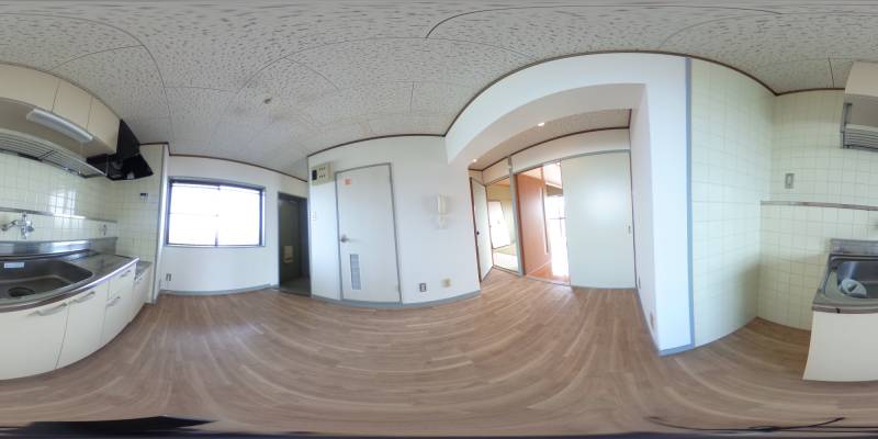 パノラマ画像キッチン