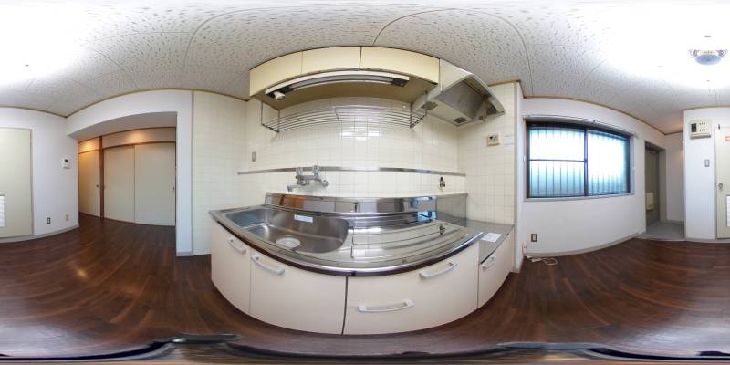 パノラマ画像キッチン