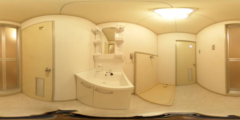 パノラマ画像洗面所