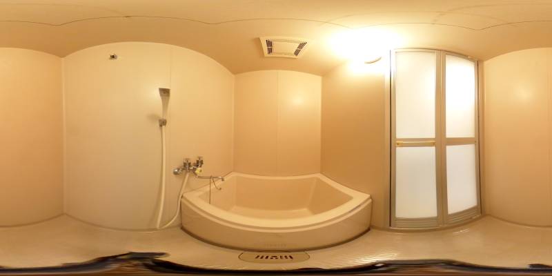 パノラマ画像バスルーム