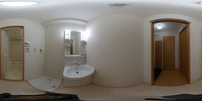 パノラマ画像洗面所