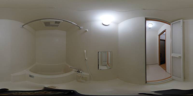 パノラマ画像バスルーム