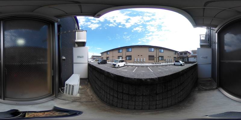 パノラマ画像バルコニー