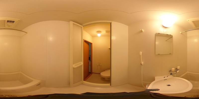 パノラマ画像バスルーム